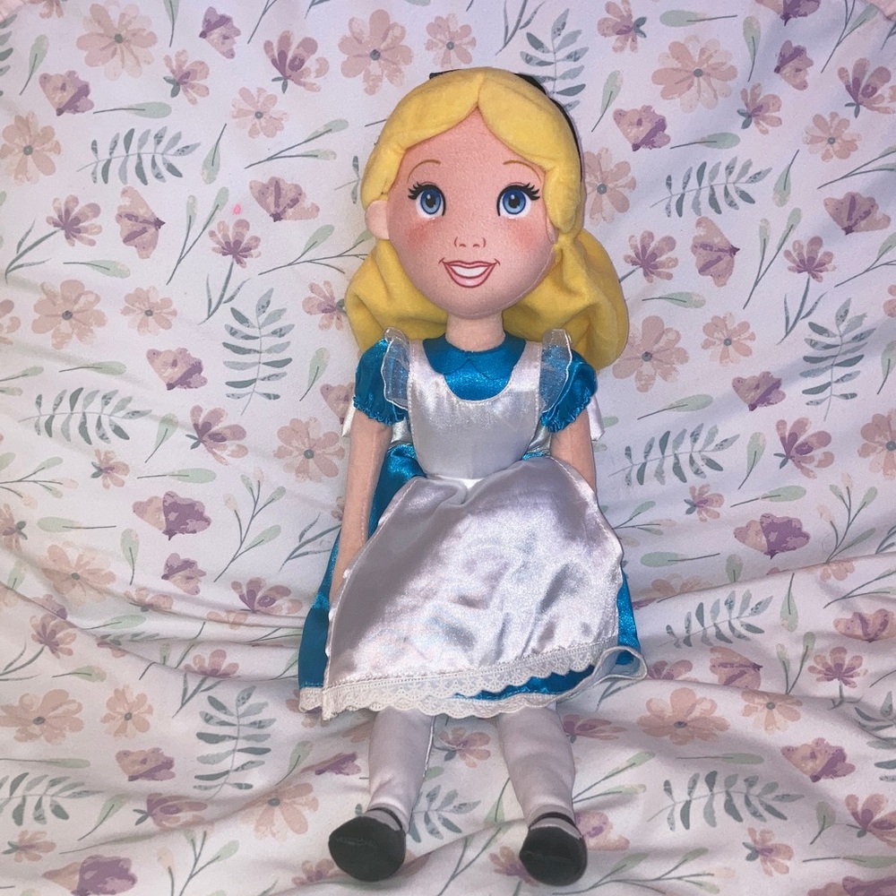 Disney Alice in Wonderland Plush Doll 18"